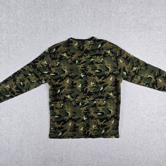 Polo Ralph Lauren Shirt Size Large Camo Thermal Long Sleeve Crewneck Pullover - Picture 7 of 15
